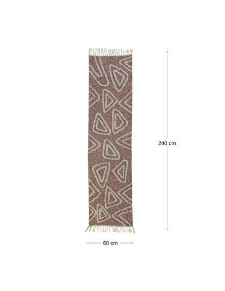 Tappeto passatoia in cotone ricamato 60x240 1300 gsm