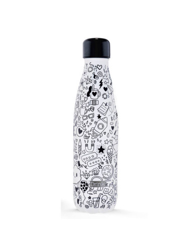 Borraccia Termica 500 ml DOODLE BLACK & WHITE