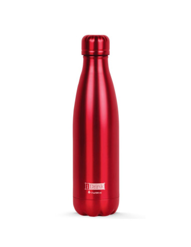 Borraccia Termica 500 ml rosso metallizzato