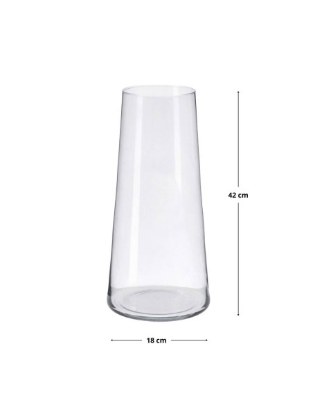 Vaso in vetro LETTY diam.18cm h.42cm