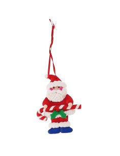 Babbo Natale da appendere in fimo 7cm h.9cm 2