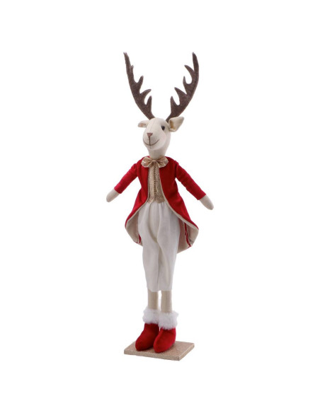 Renna decorativa di Natale 16x9cm h.59cm