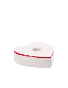 Porta candela natalizio ceramica h.3cm 2