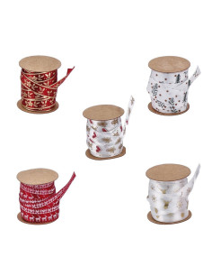 Nastrino in tessuto natalizio 300cm