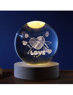 Lampada Sfera grande FOLLOW YOUR HEART