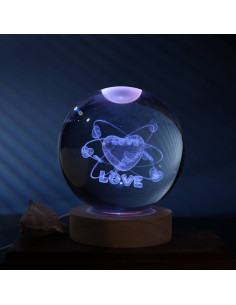 Lampada Sfera grande FOLLOW YOUR HEART 2