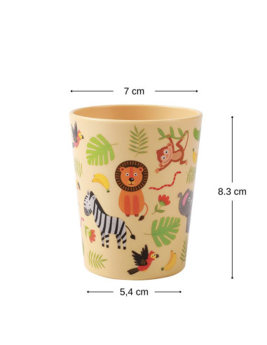 Bicchiere RPET 200 ml ANIMALS