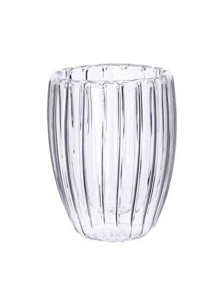 Bicchiere vetro borosilicato RIGATO 330ml
