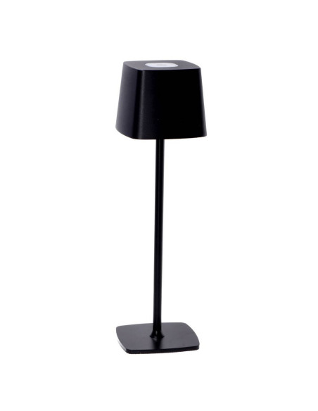 Lampada touch ricaricabile KRIS nera diam.11cm h.37cm