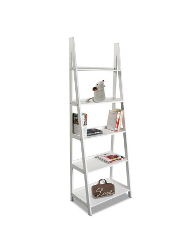 Scaffale scaletta bianca