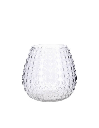 Vaso in vetro MILLS  diam.25cm h.24cm