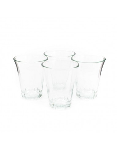 Set 4 bicchierini in vetro 7cl.
