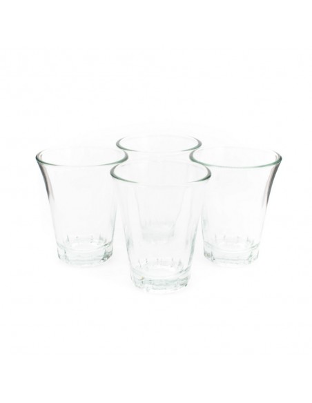 Set 4 bicchierini in vetro 7cl.