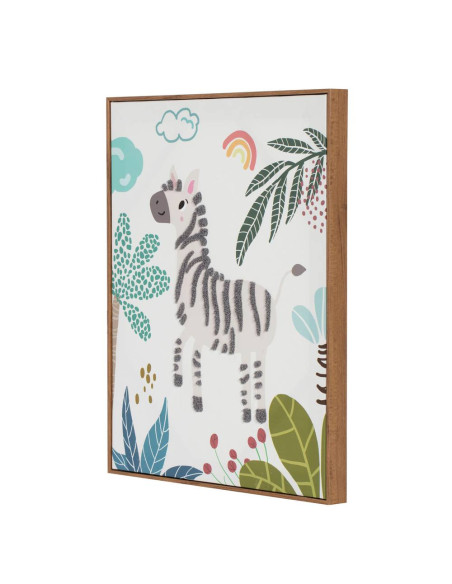 Set 3 quadri ANIMAL SELVA 40x3cm h.50cm