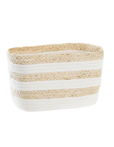 Cesta fibra Blanco 28x20cm h.18cm