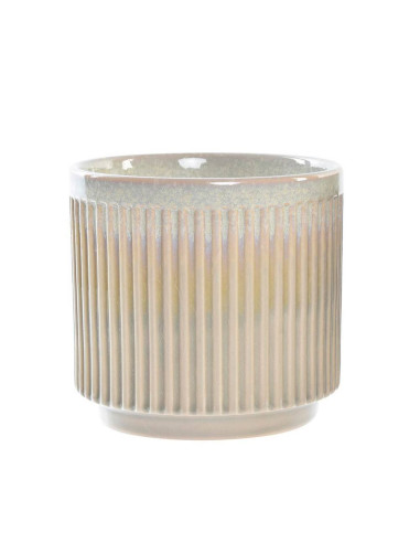 Cachepot in gres 16x16cm h.15cm