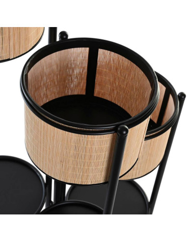 Fioriera a scaletta pieghevole bambù metal...