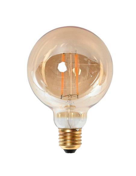 Lampadina led in vetro fume' 650 lumen diam.9,5cm h.14 cm