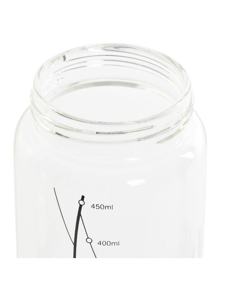 Contenitore olio-aceto 450ml borosilicato 10,5x7cm h.22cm