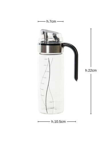 Contenitore olio-aceto 450ml borosilicato...