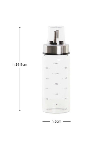 Bottiglietta 200ml olio-aceto borosilicato...