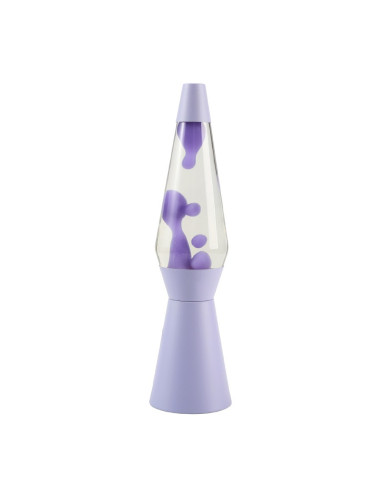 Lampada Lava Spaceship viola pastello