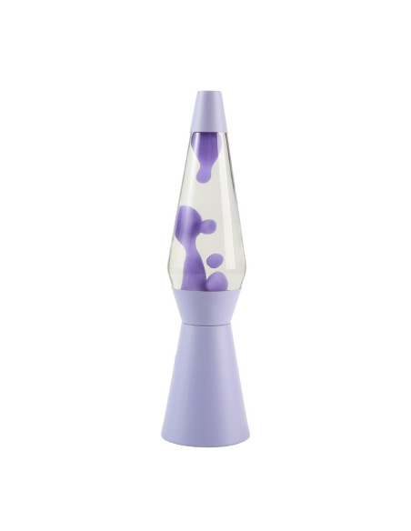 Lampada Lava Spaceship viola pastello