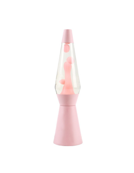 Lampada Lava Spaceship rosa pastello