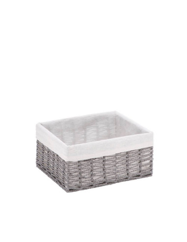 Cestino rettangolare in carta intrecciata...