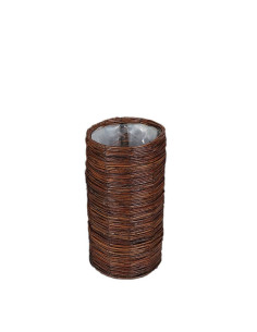 Fioriera in fibra naturale Tonda h.40-45-50cm 2