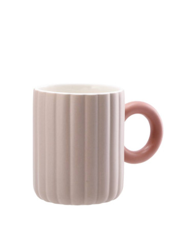 Tazza mug pastello righe diam.8,5cm h.10,5cm