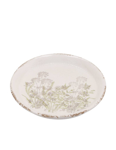 Piatto tondo SALAS ceramica diam.23,5cm h.2,5cm