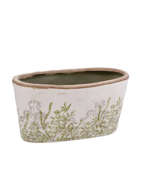Vaso SALAS ovale M ceramica 28x13cm h.14cm