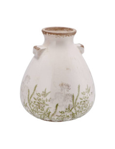 Vaso SALAS giara con manici ceramica diam.21,5cm h.25cm