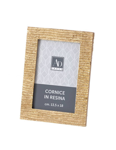 Cornice resina oro 10cm h.15cm