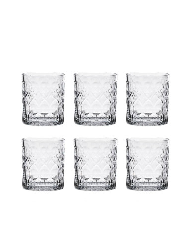 Set 6 bicchieri  in vetro YVETTE 30CL