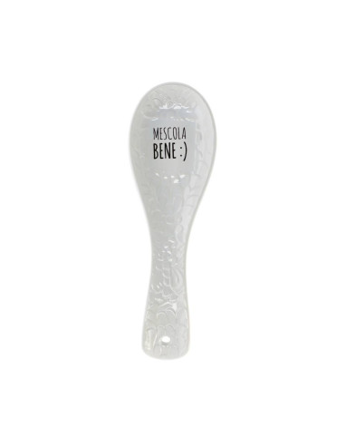 Poggia mestolo ceramica WRITING25x8cm h.3cm