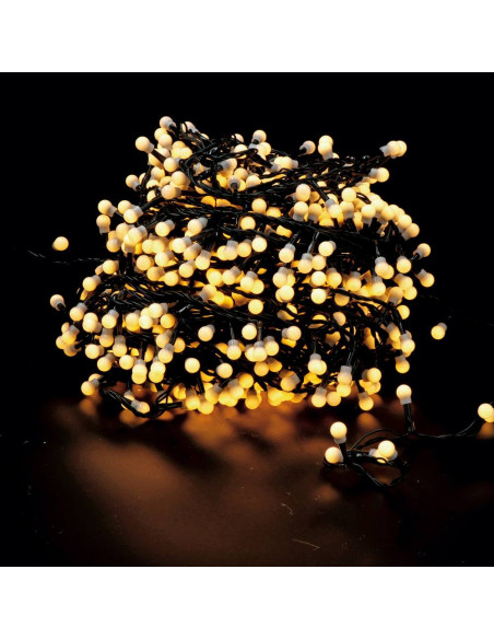Catena 300 palline led bianco caldo esterno-interno