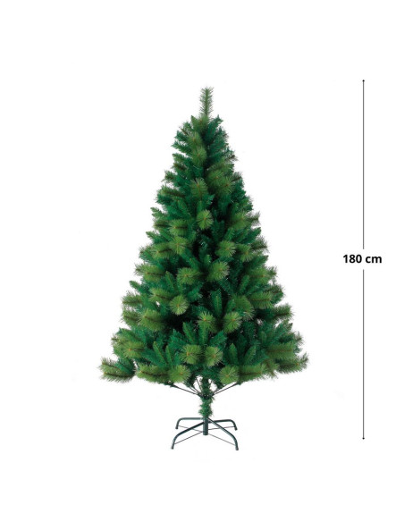 Albero natale cervino in pvc h.180cm
