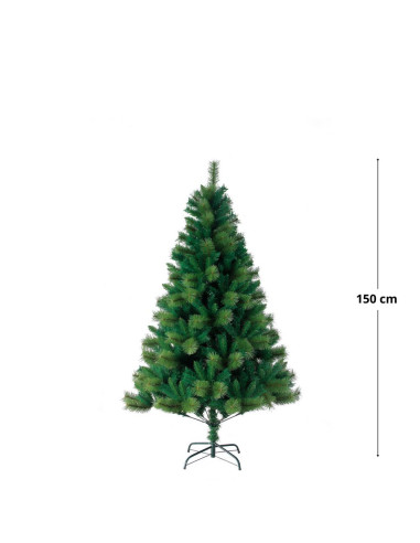 Albero di natale pvc CERVINO h.150cm