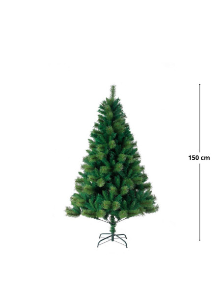 Albero di natale pvc CERVINO h.150cm