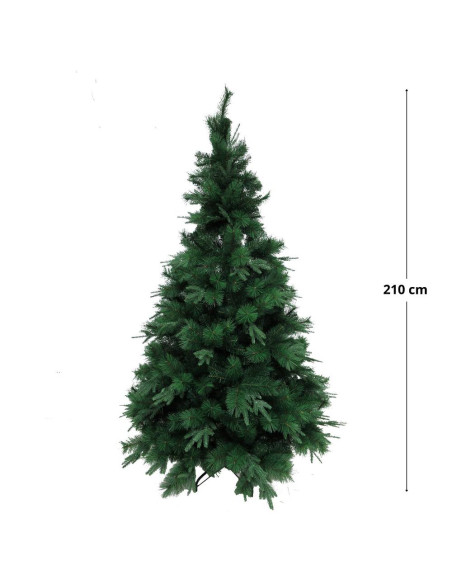Albero natale bellwald in pvc diam.135cm h.210cm