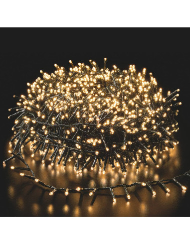 700 minilucciole led bianco caldo 14m