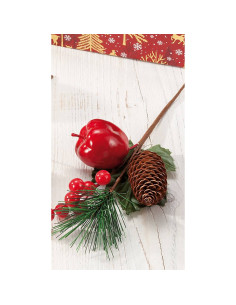Pick chiudipacco mela/pigna h.26cm 2