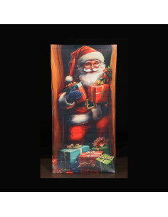 Copriporta 3d tessuto natalizio 90x200cm