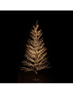 Albero di natale 1440 minilucciole luce bianca calda...