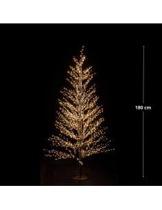 Albero di natale 1440 minilucciole luce bianca calda... 2
