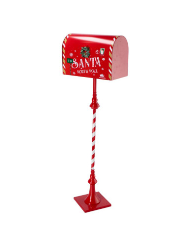 Cassetta postale natalizia 34x18cm h.104cm