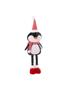 Decorazione Pinguino estensibile 22x15cm h.70 cm