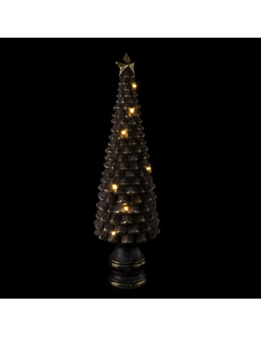 Albero natale con 15 led diam.23cm h.78cm -...